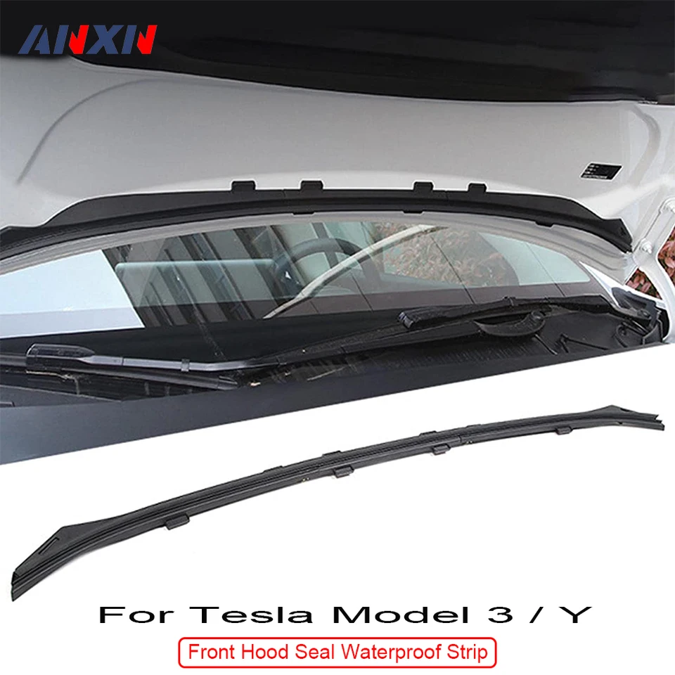 9PCS Garniture de bande de protection de bord de porte voiture, joint de  garde en caoutchouc pour Tesla Model 3+Model Y coffre capot - Cdiscount Auto