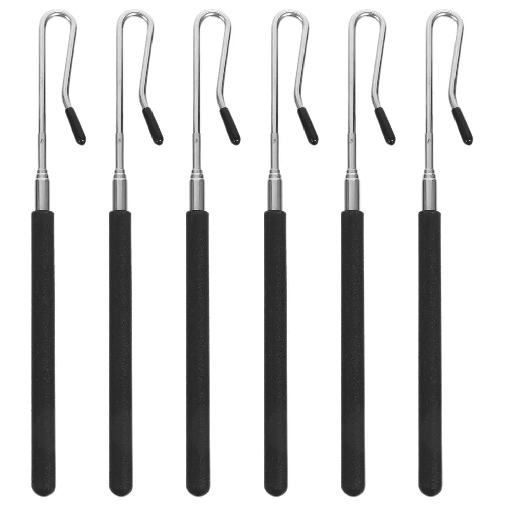 6pcs 핸드 스틱 무대 공연을 위한 인체공학적 내구성 막대 교육 시연용 팔 움직임 막대 인형 제어 스틱