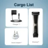 Philips Norelco Bodygroom Series 7000 BG7030, Adjustable Comb, 3-11mm, ContourFollowing 4D Shaver, 80 Min Cordless Use 2