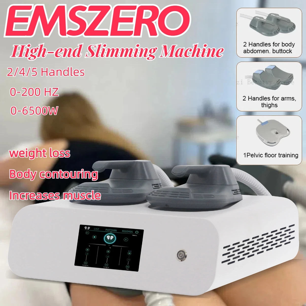 

Портативная EMS ZERO 6500 Вт Neo RF машина для лепки тела Электромагнитная стимуляция мышц PRO Ultra 2024 Emszero Mini Slim