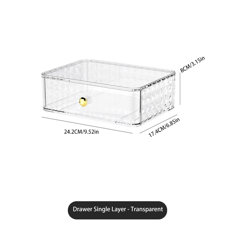 Cosmetics Storage Box Large Capacity Desk Drawer Jewelry Storage Nail Polish Cosmetics Container Sundries Storage Rack 5