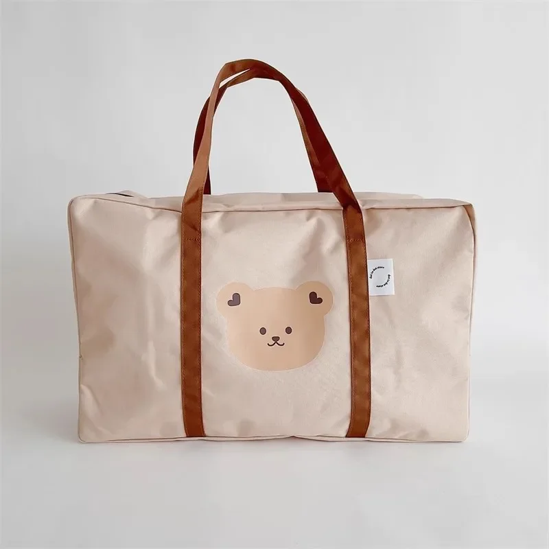 Ins Baby Kindergarten Quilt Storage Bag Korean Style Cute Cartoon Baby Bedding Travel Large Capacity Luggage Bag 2