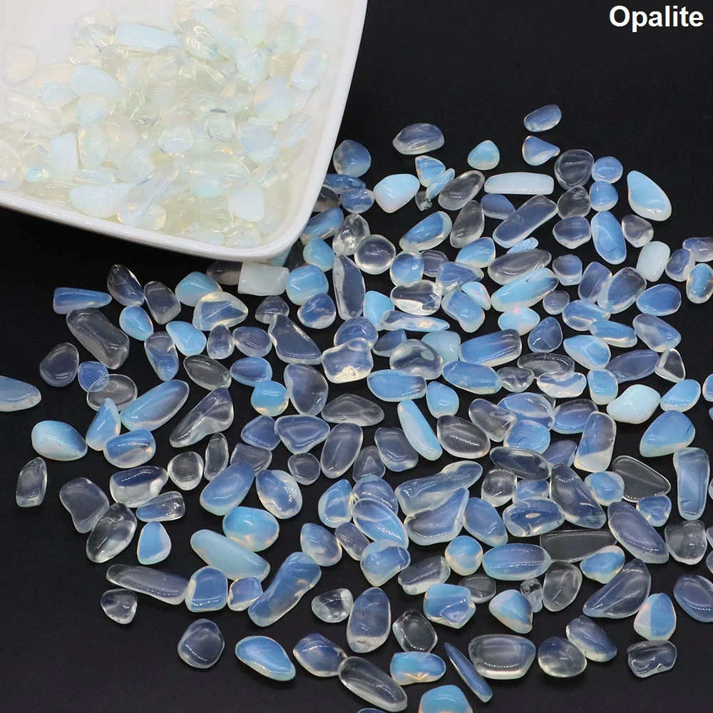 Blue Turquoise Quartz Healing Crystal Chips for Home Decor and DIY Crafts