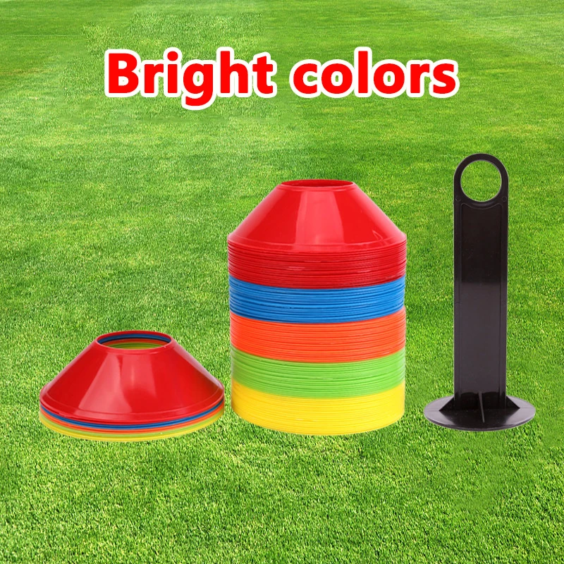 Soccer training cones,training equipment set 10pcs Cone Set Football Training Equipment For Kid Pro Disc Cones Agility Exercise Obstacles Avoiding Sport Training Accessories