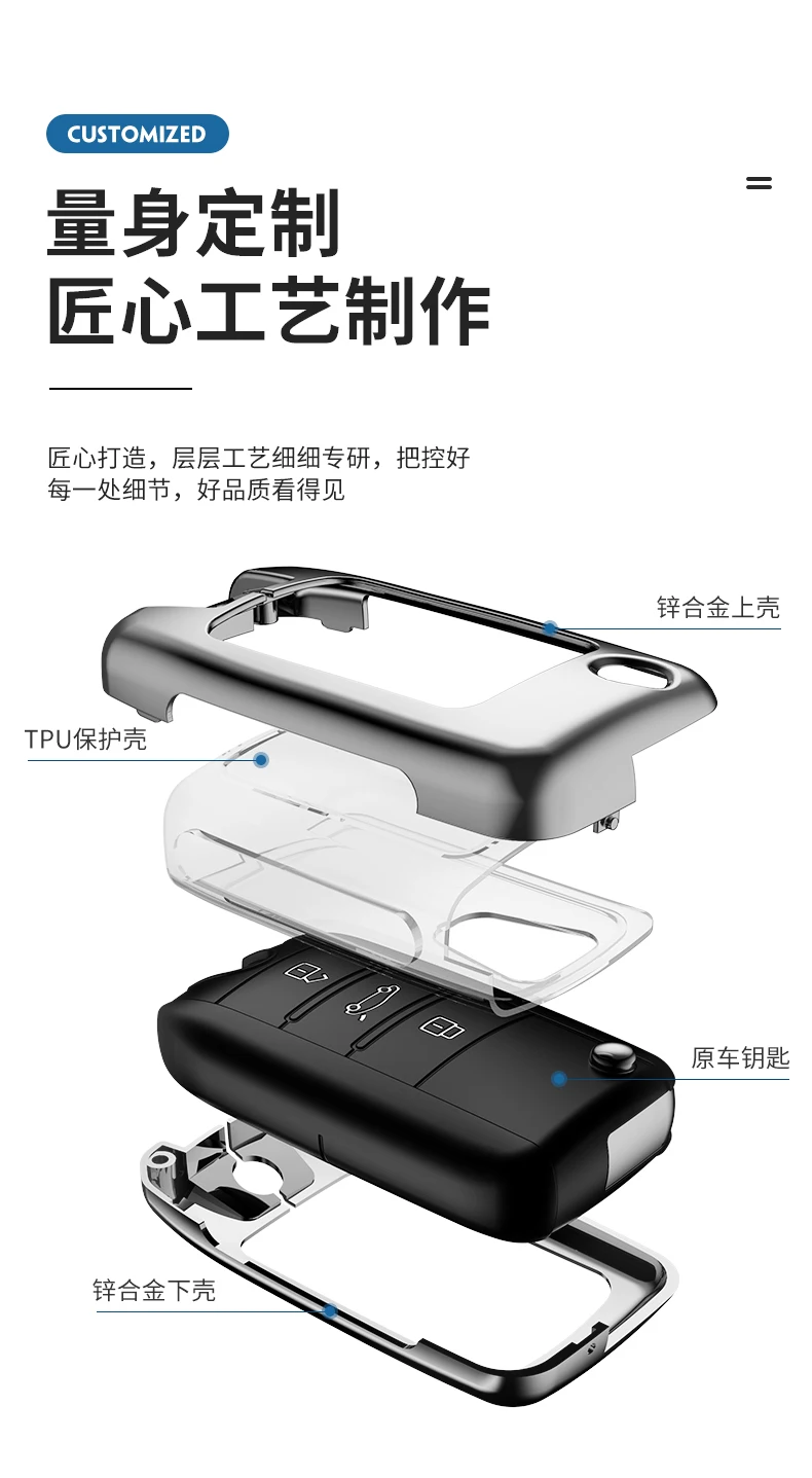 3 pulsanti in lega Tpu Remote Flip guscio chiave auto pieghevole per MG GS Roewe MG7 GT GS 350 360 750 W5 - S431aa50222b64a0ea7ac3ebacf8a7929m
