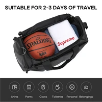 Likros Gym Duffle Bag for Men 30L Waterproof Sports Bag Travel Duffel with Shoe Compartment Large Weekender Overnight Duffel Bag 2