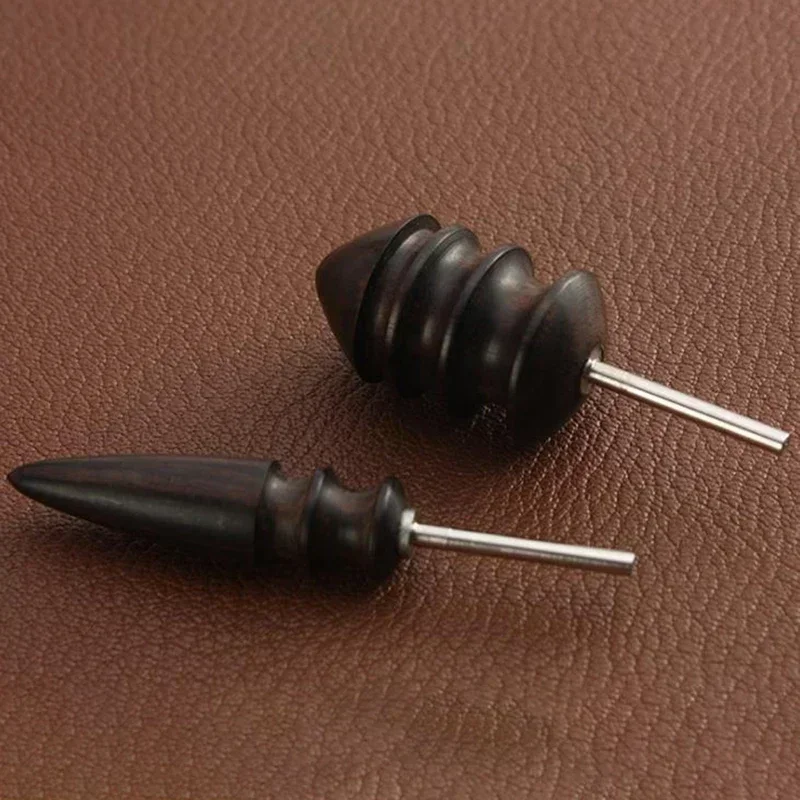 Leather Edge Electric Polishing Slicker Flat/Pointed Head Sandalwood Leathers Craft DIY Tools Tip Burnisher Wood Craft Tool,leather craft tool kit,leather craft tool,leather craft tools,leather tools