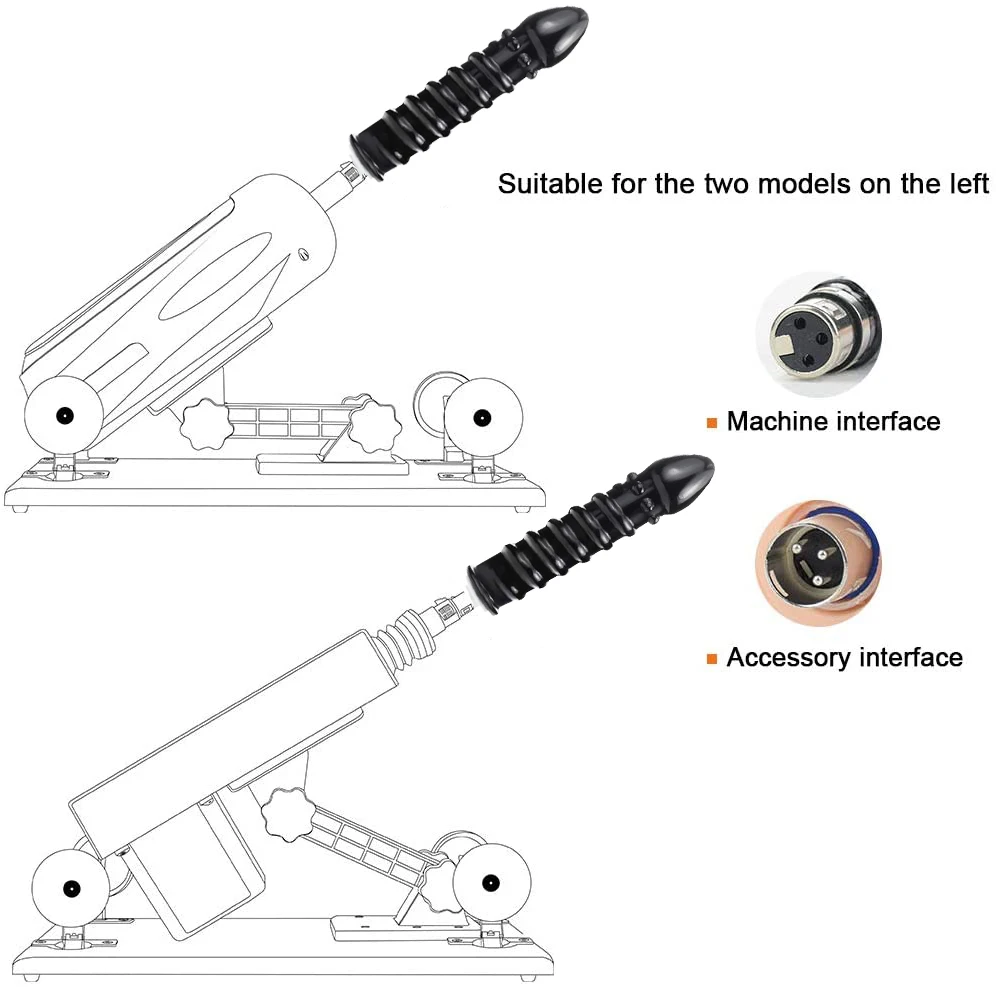 11 Types Traditional Sex Machine Attachments 3XLR Realistic Dildos Accessories Love Machine Sex Products For Women Men
