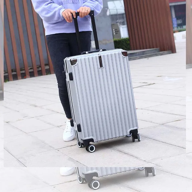 MIERSPORT Travel Suitcase Aluminum Frame Universal Wheel Rolling Luggage Bag