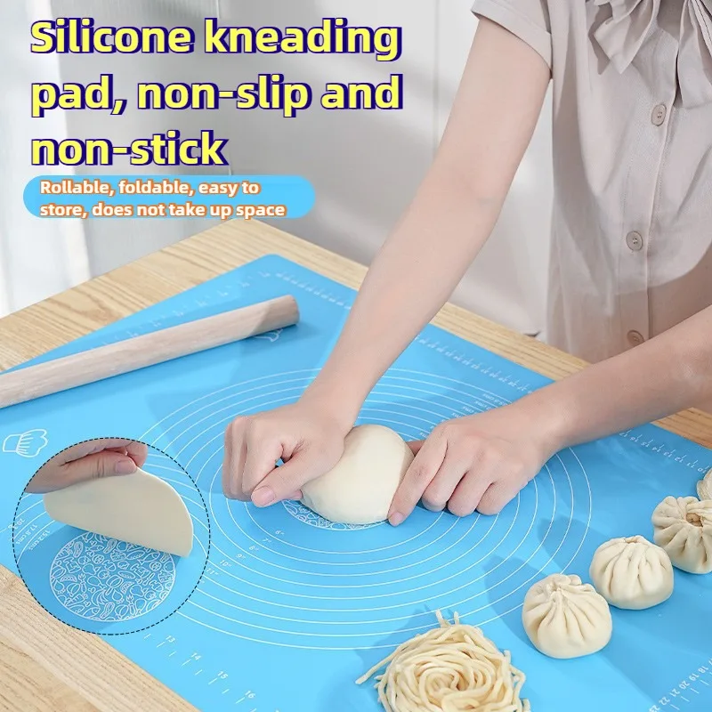 Kitchens Accessories Silicone Mat Non Stick Baking Pastry Dough Rolling Pizza Making Tools Reusable Cooking Pads