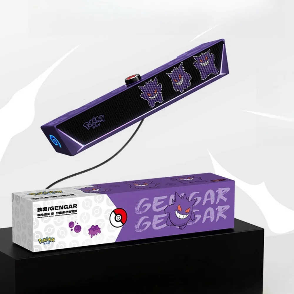 Pokemon Pikachu Speaker Anime Gengar Computer Stereo Music Games