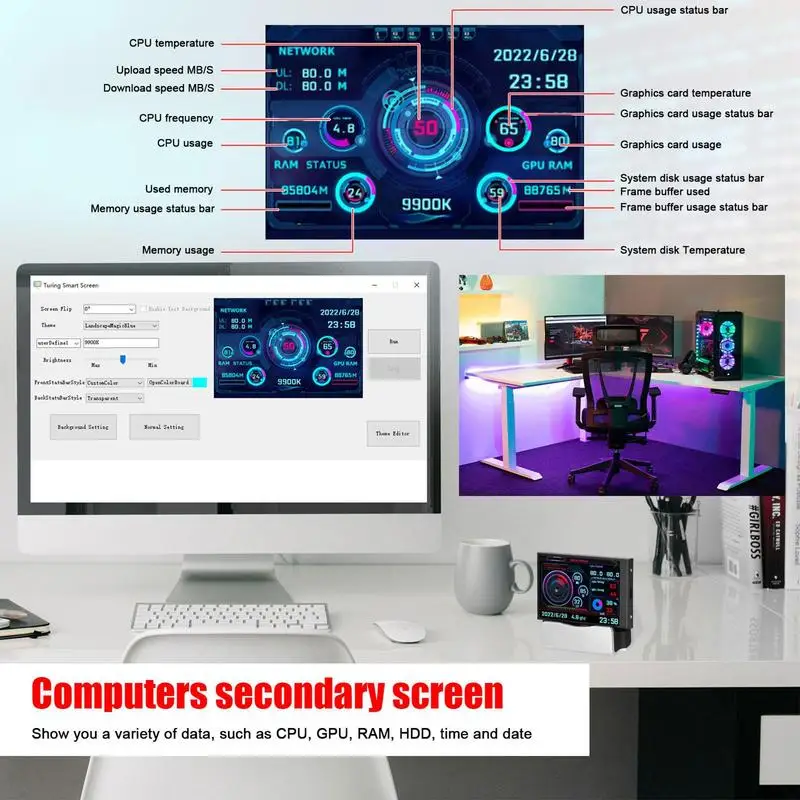 PC µ ÷   3.5 ġ IPS USB  ũ CPU GPU RAM ϵ ũ  