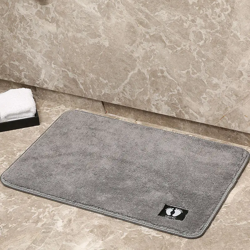 Super absorbent floor mat, super absorbent bath mat, super anti slip coral  velvet bathroom floor mat, door mat - AliExpress