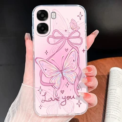 Leisure Style Soft TPU Transparent Silicone Phone Case - Lightweight and Anti - Drop Cover for Oppo A6X (U671)