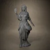 Fortune Teller Miniatures Unpainted Miniatures for DND Tabletop and Role Playing Games Room Decoration 1