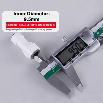 For Reverse Osmosis Systems Quick Connector Water Filter Fitting For Commercial Beverage Dispensing Push Twist Pull Operation