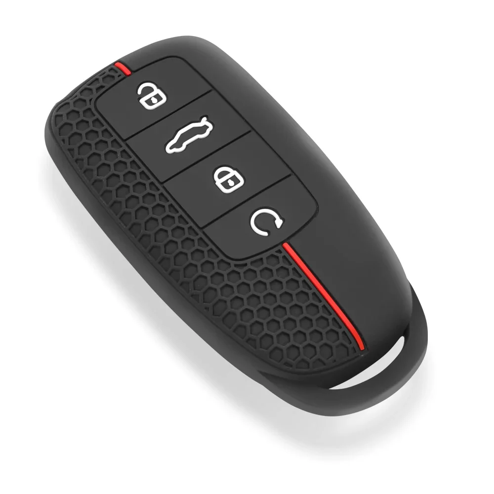 Silicone Fashion Car Key Protector Cover - Stylish Fob Accessories
