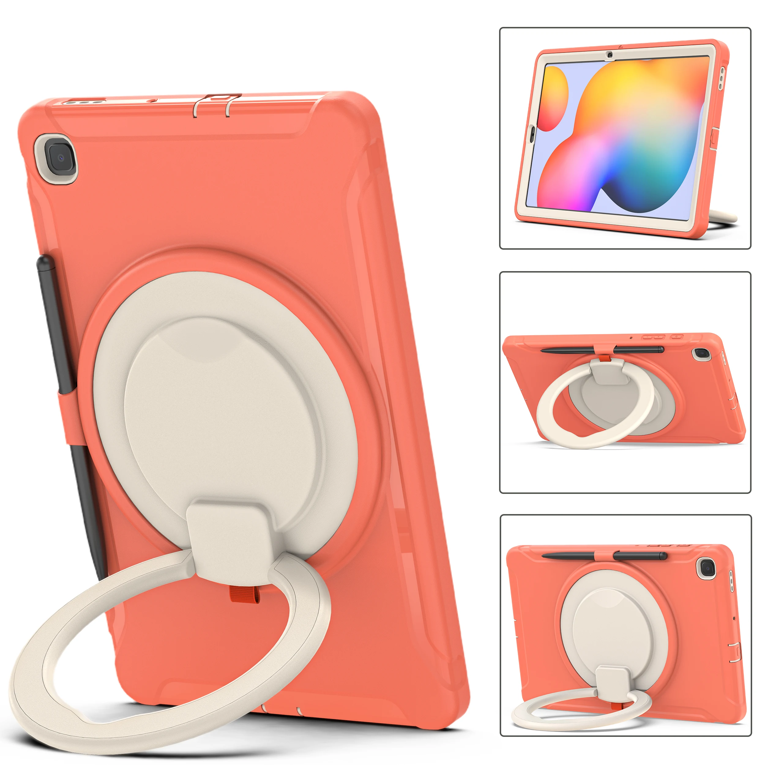 Premium Heavy Duty Shockproof Case for 10.4-inch Tablets - 3-in-1 TPU+PC Protective Cover