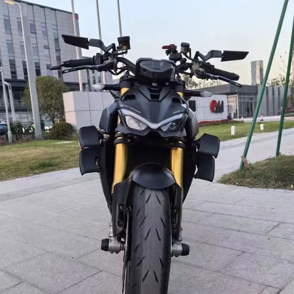 KTM 가와사키 야마하 스즈키용 알루미늄 합금 스텔스 미러 360, 조절 가능한 프로스트 오토바이 액세서리, 1 쌍