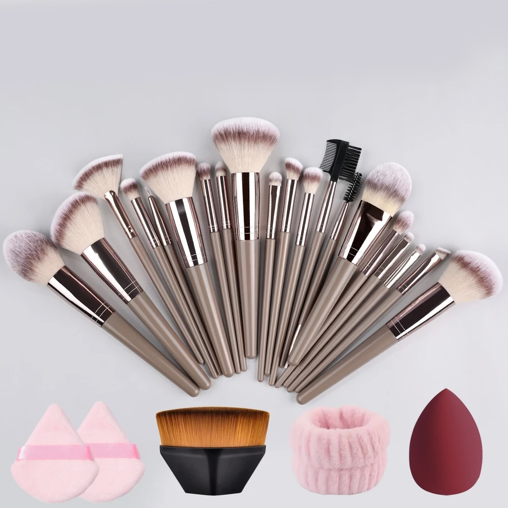 Professional Makeup Brush Set - Super Soft Brushes for Blush, Highlighter, Foundation, Concealer, and Eyeshadow