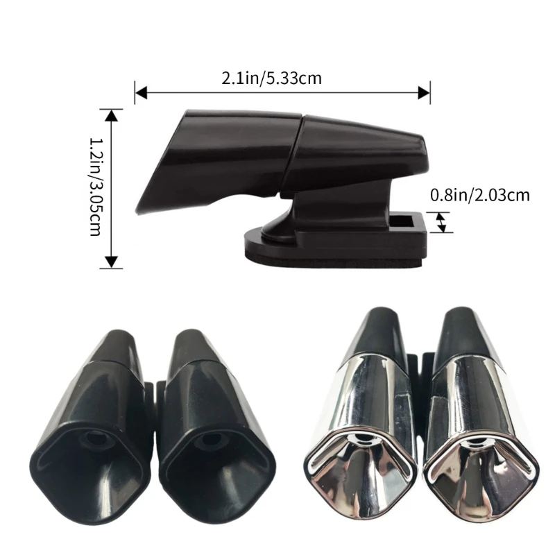 2x 자동차 사슴 휘파람은 사슴 충돌을 방지합니다 동물 Repeller 경고 장치 트럭 Dropship