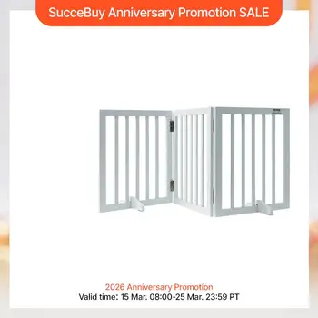 Freestanding Foldable Dog Gate 1