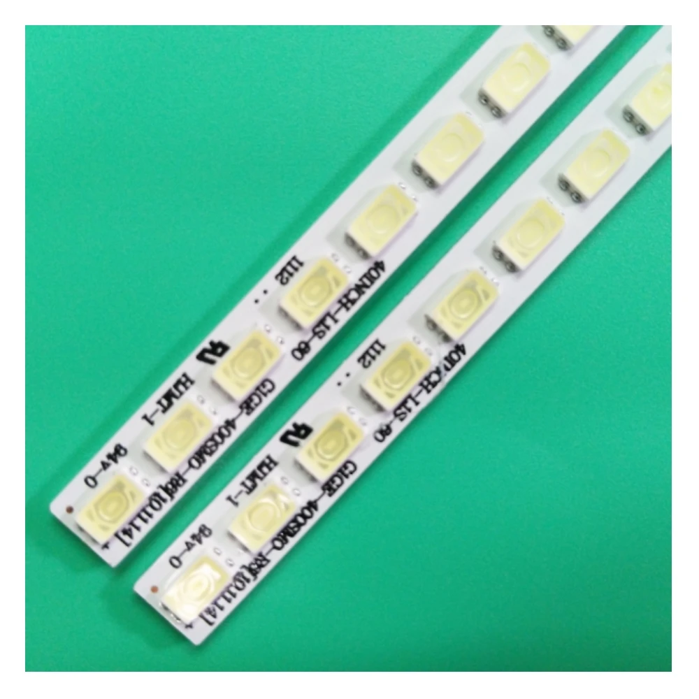 

Out of 2 pieces 60 LED strip light for LTA400HM13 LE4050b LE4052A LE4050 LE4052 40-down LJ64-03029A 40LNCH-L1S-60 2011SGS40