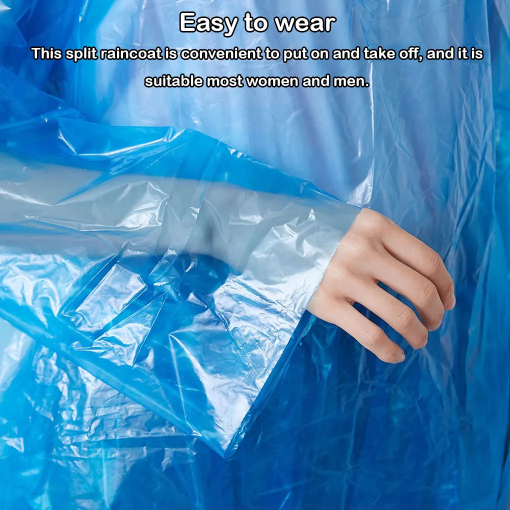 Disposable Raincoat Adult Emergency Waterproof Rain Coat Hiking Camping Hood Rain Clothes covers Rainwear Poncho Pants Raincoat raincoat poncho disposable rain pants