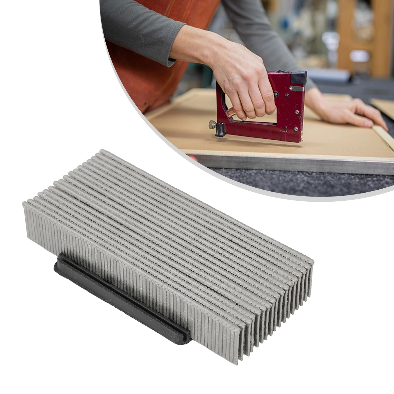 

Скобы с прямыми гвоздями для домашнего садоводства, деревообработки, настенные панели 1105, инструменты из нержавеющей стали, аксессуары, 304 шт.