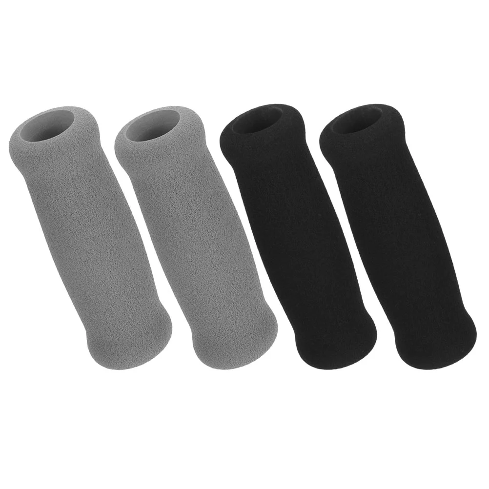 Crutch Hand Grip Cover 4 Pcs Walking Aid Handle Cover Walker Cushion Grips Accessories for Elderly Crutch Sponge