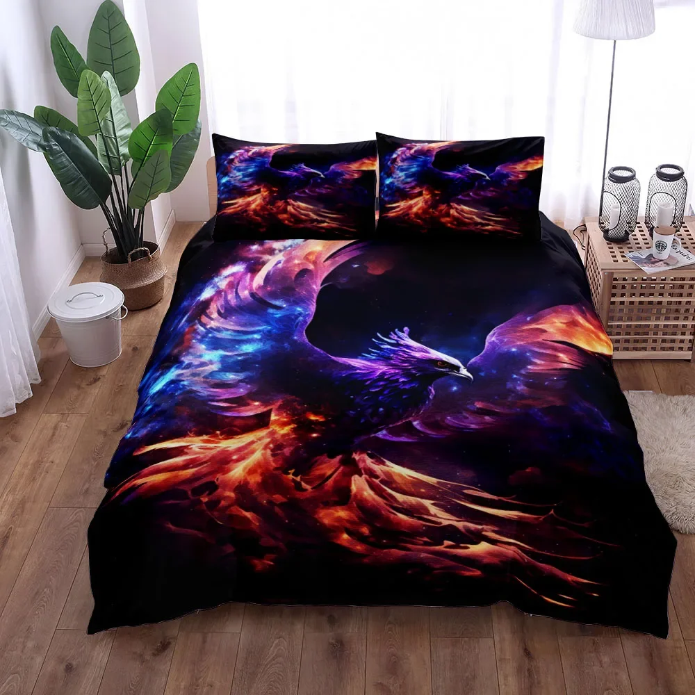 Abstract Space Nebula Duvet Cover Set UK Single Double Queen King US Twin Full King Size Bed Linen Set