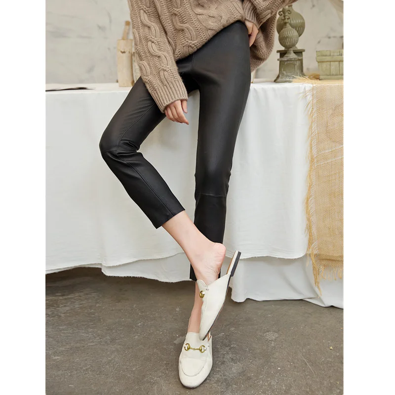 Рисунок 3 - Кожаные Брюки женские осенние облегающие