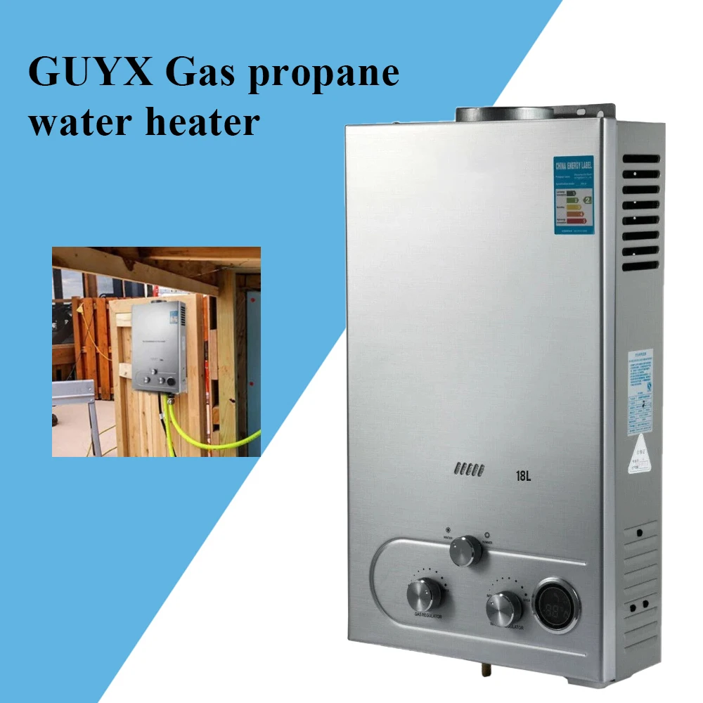 

Liquified Natural Gas Water Heater Water Heater 8L/10L/12L Thermostat Heater Methane Gas Water Heater Household