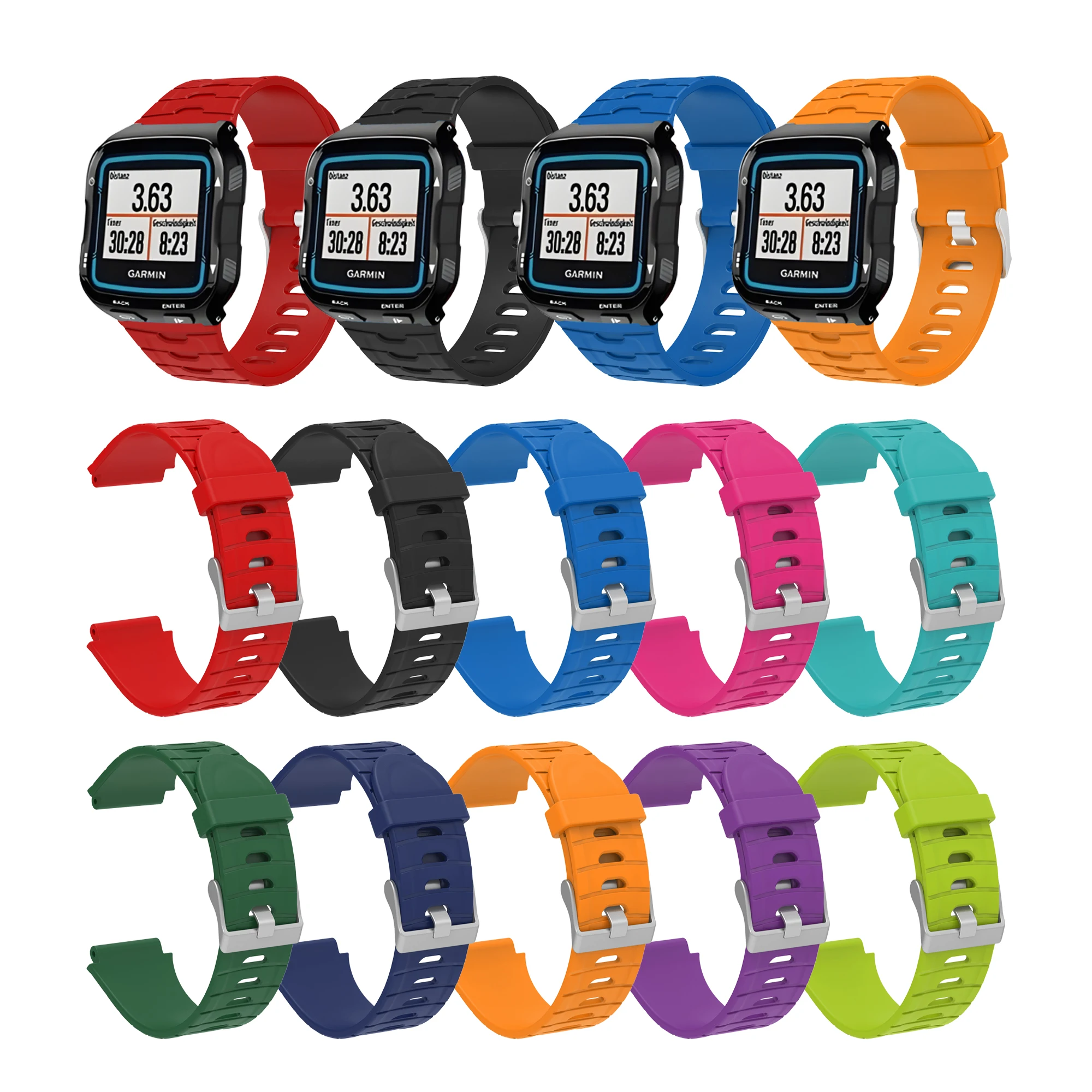Sport Silicone Watch Band Strap - Stylish Wristband Bracelet Accessory