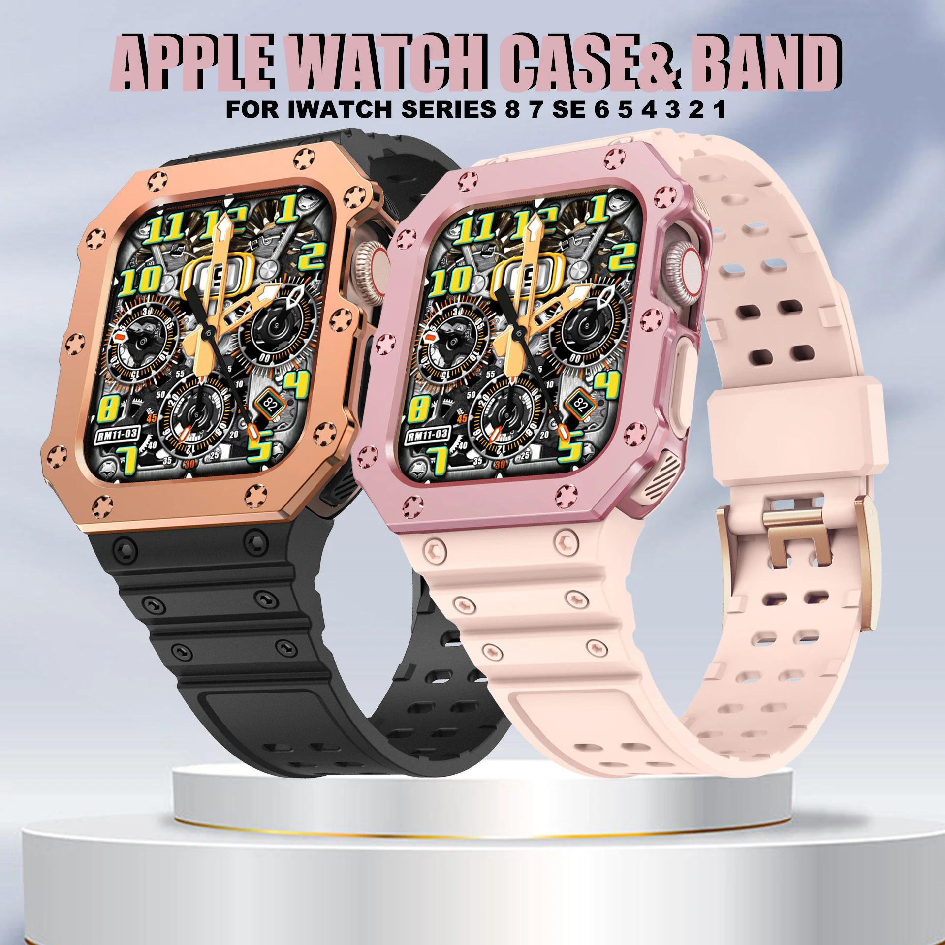 Tpu Pc Protective Case Tpu Bumper Cover Tpu Strap Watchbands