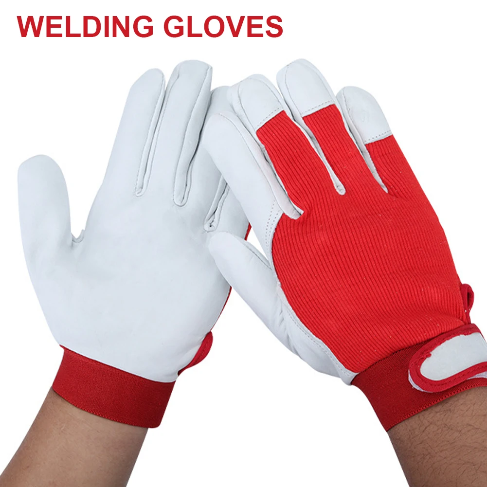 ProfessionalWeldingGlovesSheepskinLeatherLaborProtectionWorking