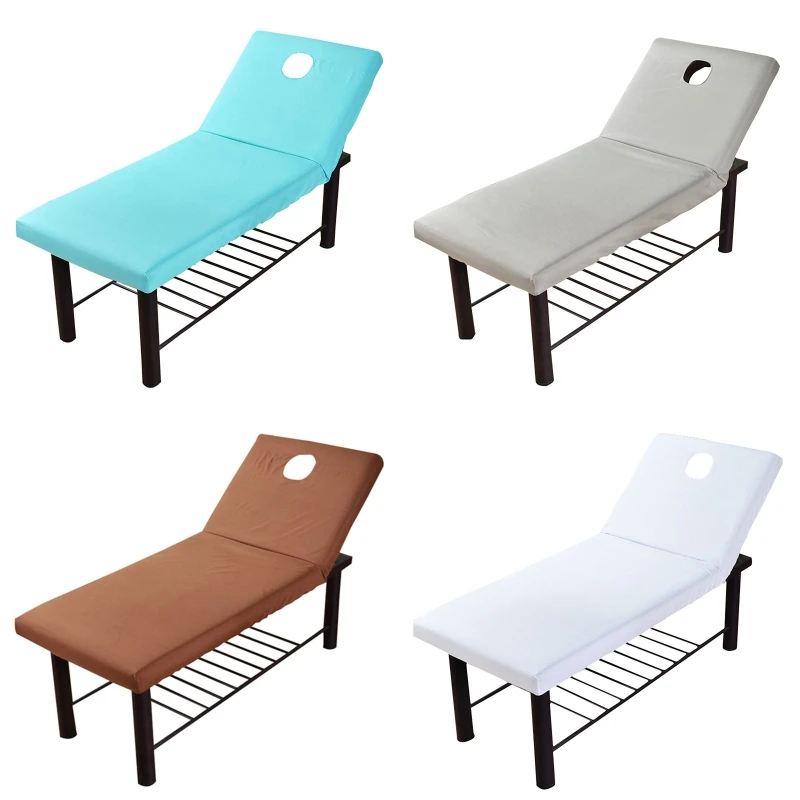 Massage Bed Cover Soft Fitted Bed Covers Sheet Beauty Salon Spa Bed Cover for Body SPA Treatment