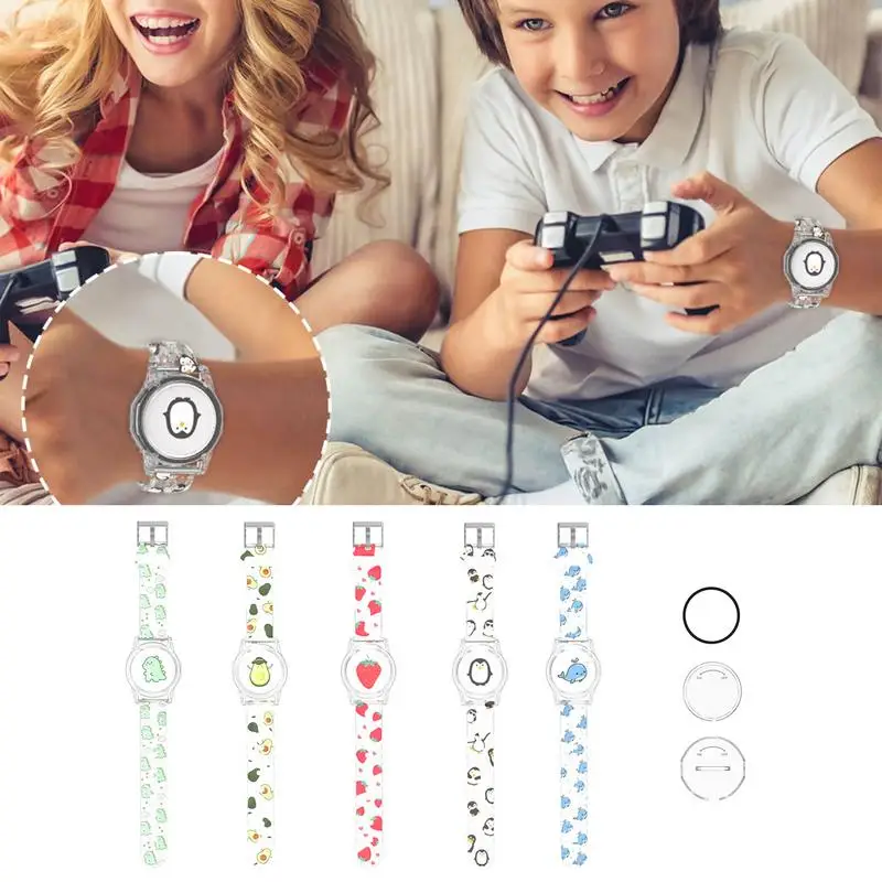 

Чехлы для устройства отслеживания, милое устройство для отслеживания домашних животных, водонепроницаемый мягкий ремешок из ТПУ для часов