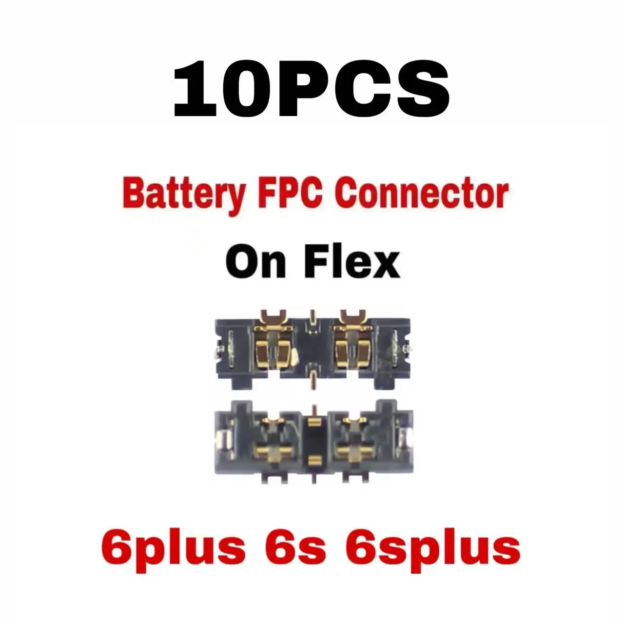 Cavo flessibile con connettore FPC per batteria (10 pezzi) per iPhone 14 15 Plus 13 12 11 Pro Max 7 6S X XR 8 Plus Clip Plug - Image 3