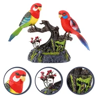 Parrot Voice Control Toy Childrens Toys Recording Talking Animal Singing Bird Electronic Parrots Model Educational 2