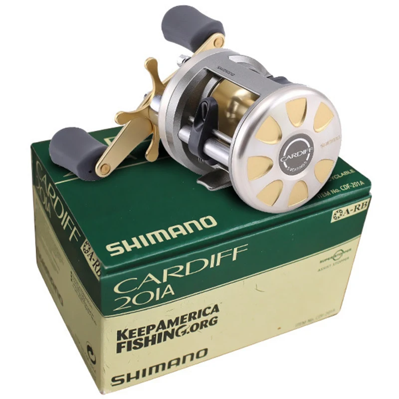 

Original Shimano CARDIFF 200A 201A 300A 301A 400A 401A Baitcasting Fishing Reel 4+1BB Gear Ratio5.8/5.2 Saltwater Reel Fishing