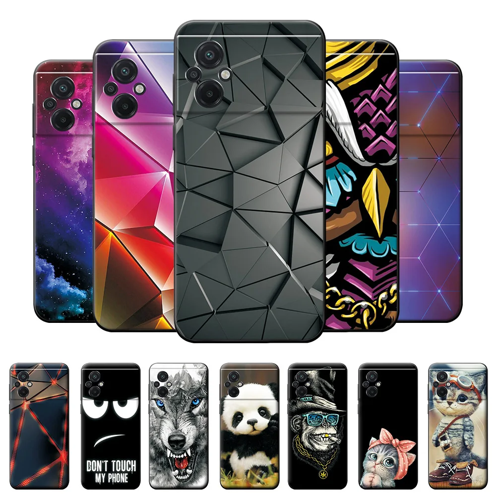 Per Xiaomi Poco M5 Custodia Poco M5 Cover Posteriore In Silicone Per Poco M5 4G Custodia Morbida Per Telefono Dipinta Con Animali Carini Per Poco M5 6