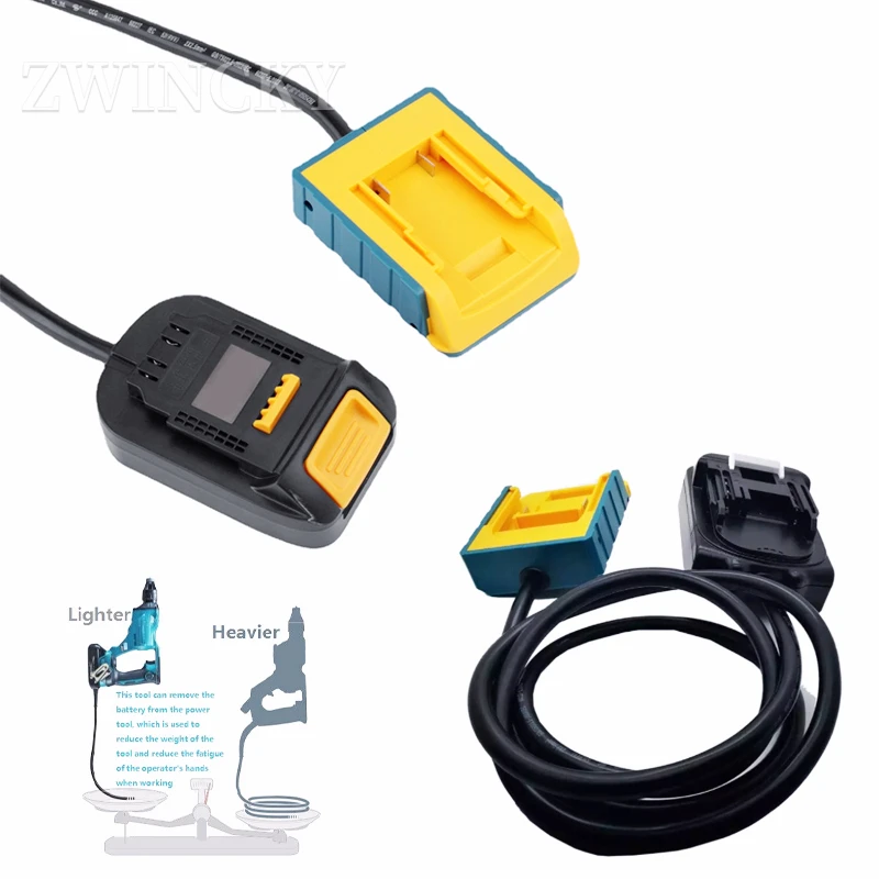 ZWINCKYPortableBatteryExtensionCordToolForMakitaDEWALT
