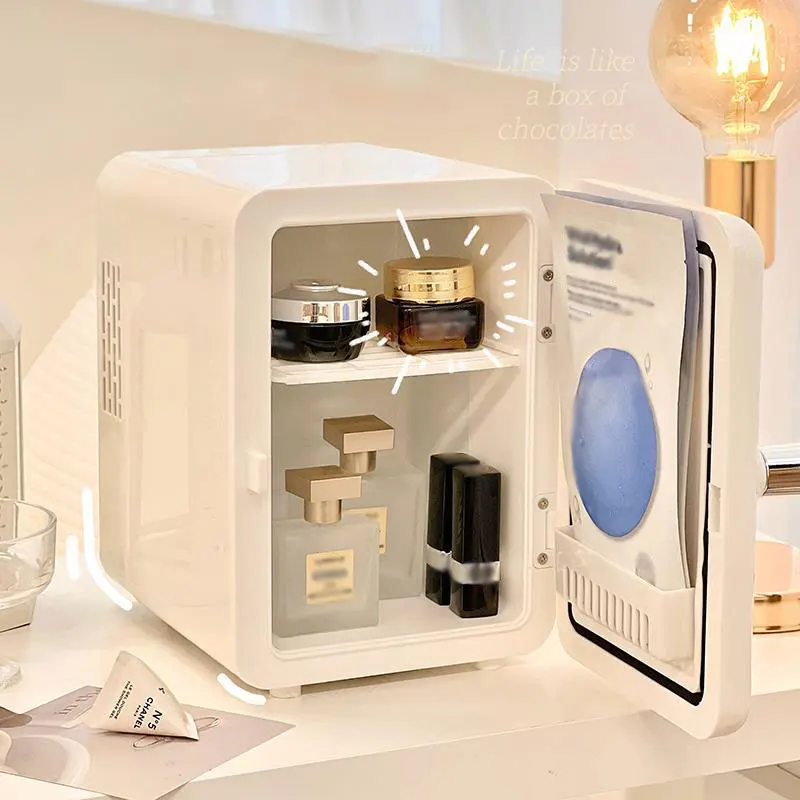 4L Mini Refrigerator Small Household Fridge Vehicle Freezer Dual Use Of Refrigeration And Heating Home Appliance Beer Cooling
