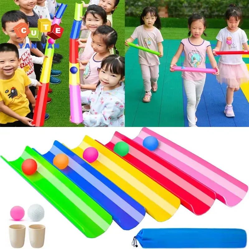 Outdoor Toys 30/40/50cm Children Outdoor Toys Pipeline Challenge Games Adults Team Building Activities Kids Sensory Integration Training Toy