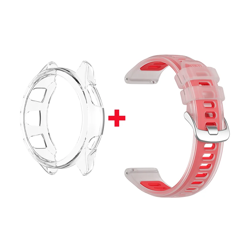 Enhanced Product Title:  
Transparent Jelly Color Silicone Watch Strap