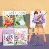 Kids Watercolor Coloring Book Portable Gouache Graffiti Painting Books Doodle Drawing Paper Educational Toys for Children Gifts 2