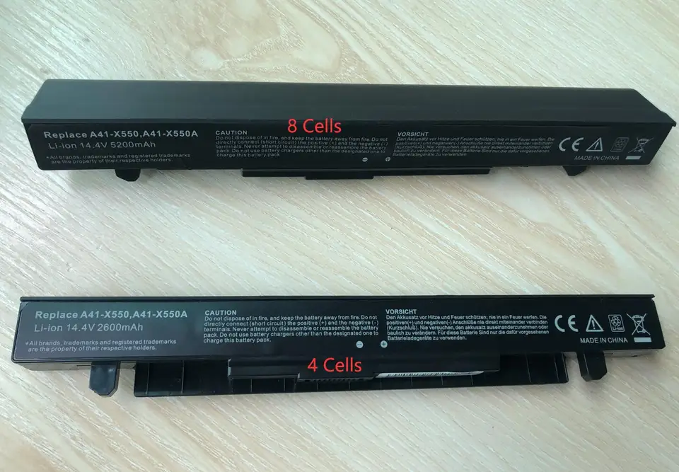Batteria Per ASUS A41-X550A - 14.4V 2600mAh, Compatibile Con X550, F550, R550 E Altri Modelli