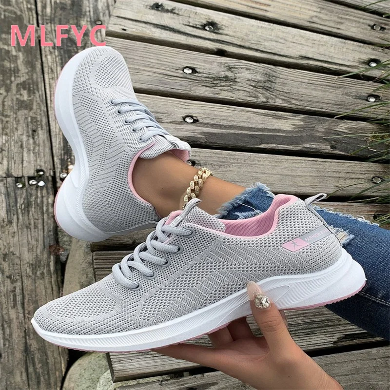 Women's Shoes New 2023 Spring and Autumn Leisure Shoes Mesh Breathable Non slip Flat Bottom Women's Shoes