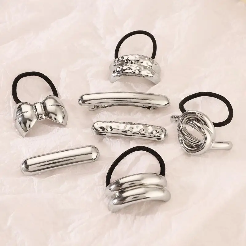 U-Shaped Metal Hair Bands Ropes Headband Elastic Scrunchies Hairband Tools Fashion Women Hair Accessories hair accessory